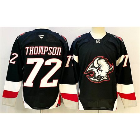 Youth Buffalo Sabres #72 Tage Thompson Black 2024-25 Alternate Stitched Hockey Jersey