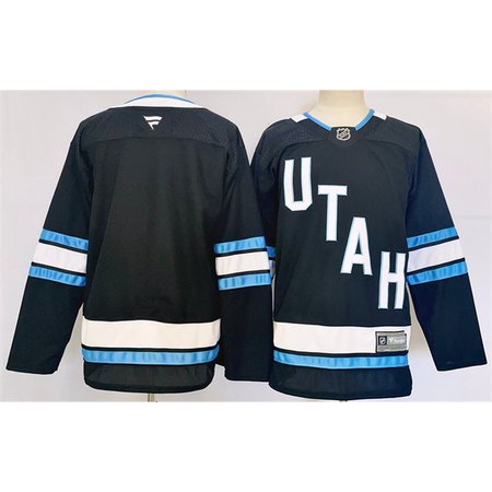 Men's Utah Mammoth Blank Navy Stitched Premium Jersey