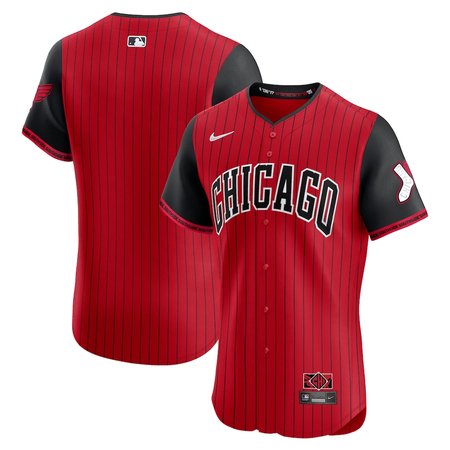 Men's Chicago White Sox Nike Red/Black 2025 City Connect Elite Jersey