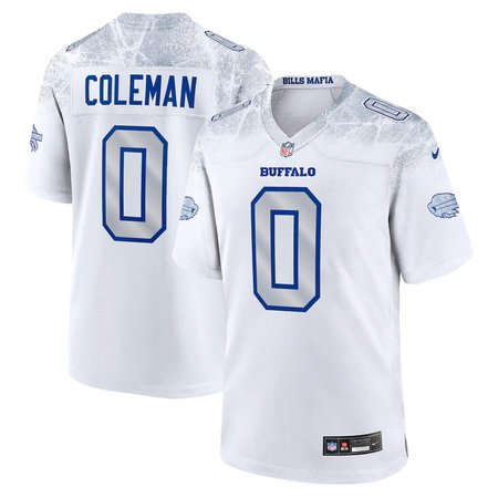 Men's Buffalo Bills #0 Keon Coleman White Rivalries Collection F.U.S.E. Vapor Limited Stitched Jersey Men's Buffalo Bills #0 Keon Coleman White Rivalries Collection F.U.S.E. Vapor Limited Stitched Jersey