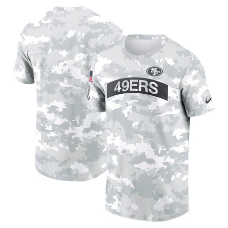 Men's San Francisco 49ers Nike Arctic Camo 2024 Salute To Service Performance T-Shirt Men's San Francisco 49ers Nike Arctic Camo 2024 Salute To Service Performance T-Shirt