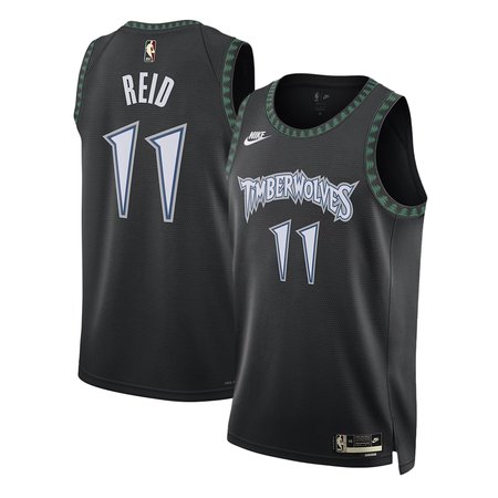 Men's Minnesota Timberwolves #11 Naz Reid Black 2025/26 Hardwood Classics Jersey