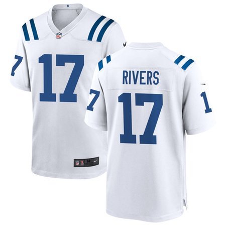 Men's Indianapolis Colts #17 Philip Rivers Nike White Game Jersey Men's Indianapolis Colts #17 Philip Rivers Nike White Game Jersey