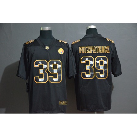 Men's Pittsburgh Steelers #39 Minkah Fitzpatrick Black Jesus Faith Edition Stitched Limited Jersey Men's Pittsburgh Steelers #39 Minkah Fitzpatrick Black Jesus Faith Edition Stitched Limited Jersey